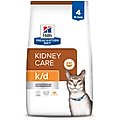 Hill's Prescription Diet k/d Kidney Care with Chicken Dry Cat Food, 4-lb bag