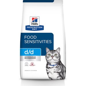 Hill's Prescription Diet d/d Skin/Food Sensitivities Venison & Green Pea Dry Cat Food, 3.5-lb bag