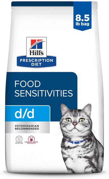 HILL S PRESCRIPTION DIET d d Skin Food Sensitivities Venison Green Pea Dry Cat Food 8.5 lb bag Chewy