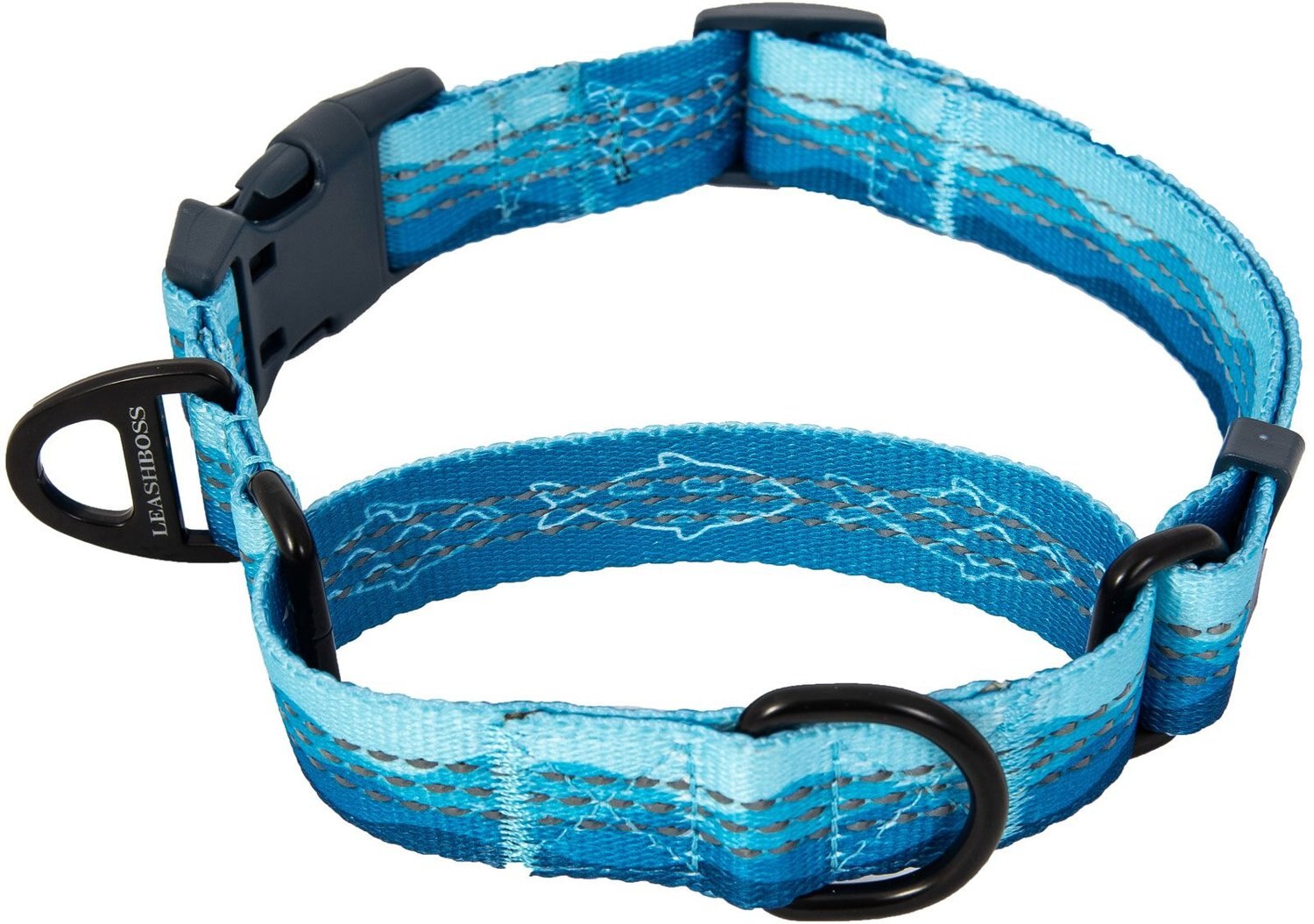 Adjustable Reflective Dog Collar - Leashboss