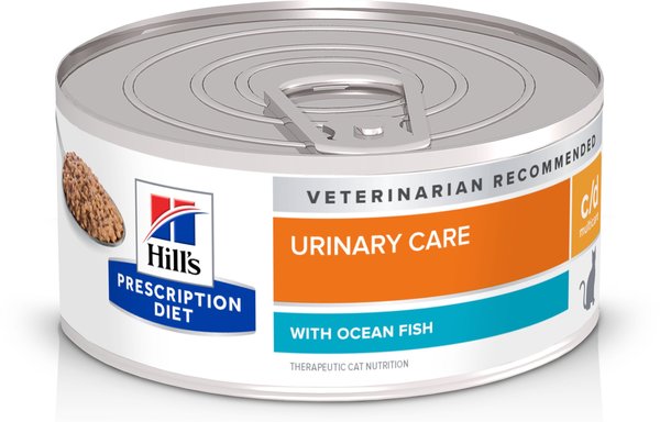 Hill's Prescription Diet c/d Multicare Urinary Care with Ocean Fish Wet Cat Food, 5.5-oz, case of 24 slide 1 of 11