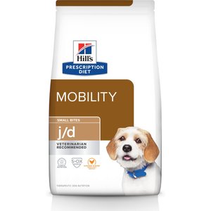 Hill's Prescription Diet j/d Joint Care Small Bites Chicken Flavor Dry Dog Food, 8.5-lb bag