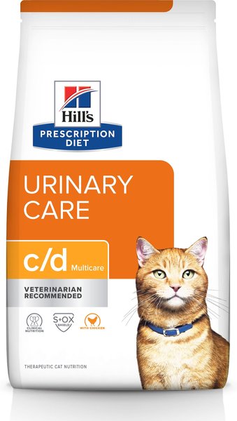 Hill's Prescription Diet c/d Multicare Urinary Care with Chicken Dry Cat Food, 8.5-lb bag slide 1 of 11