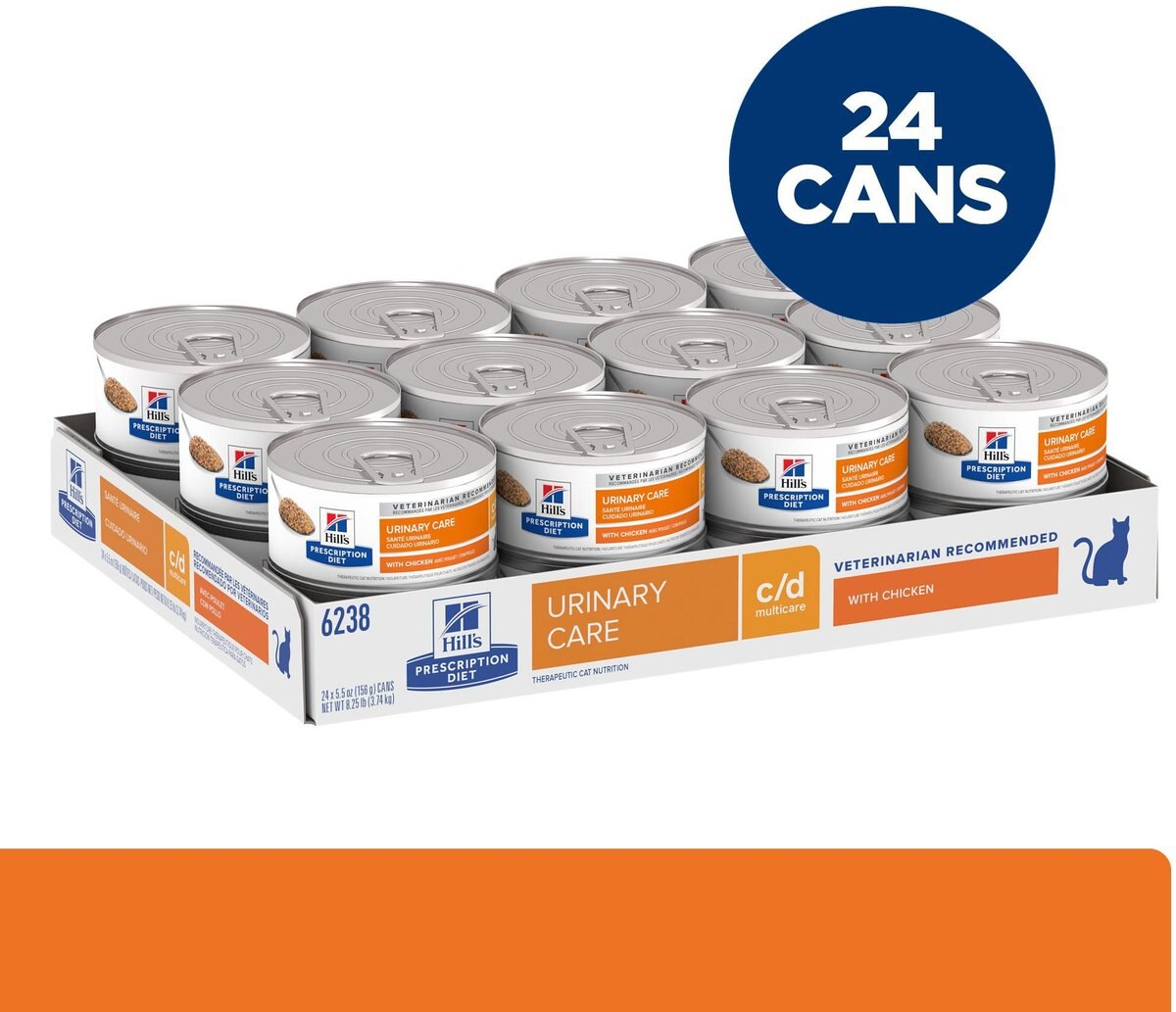 Hill's Prescription Diet c/d Multicare Urinary Care with Chicken Wet Cat Food