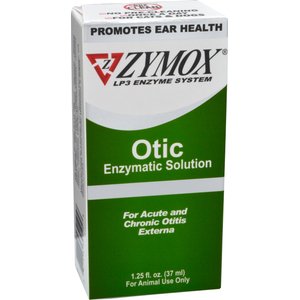 Zymox Otic Dog & Cat Ear Infection Treatment without Hydrocortisone, 1.25-oz bottle