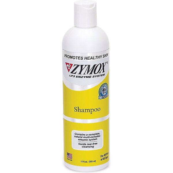ZYMOX Veterinary Strength Enzymatic Dog & Cat Shampoo, 12fl oz bottle