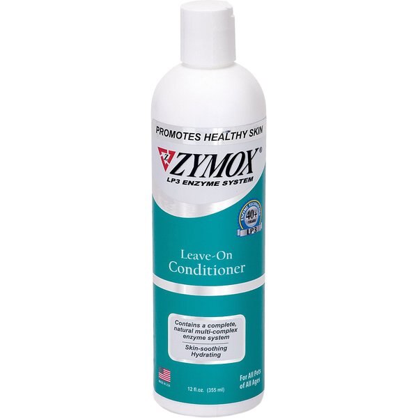 ZYMOX Veterinary Strength Enzymatic Dog & Cat Leaveon Conditioner, 12