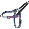 Leashboss Patterned No Pull Dog Harness, Purple/Pink, Large