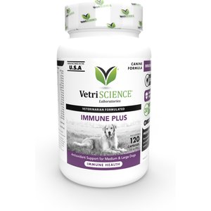 VETRISCIENCE Immune Plus Immunity Support for Dogs 120 count