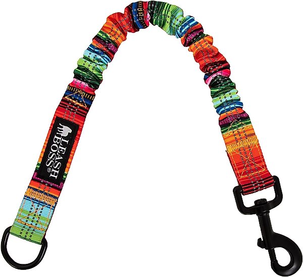 Leashboss Patterned Bungee Extension, 18-in, Orange slide 1 of 6