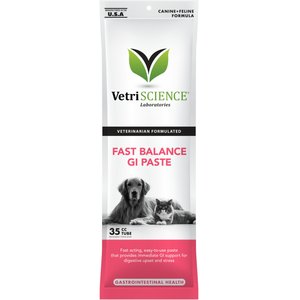 VetriScience Fast Balance G.I. Paste Medication for Digestive Issues for Cats & Dogs, 35-cc