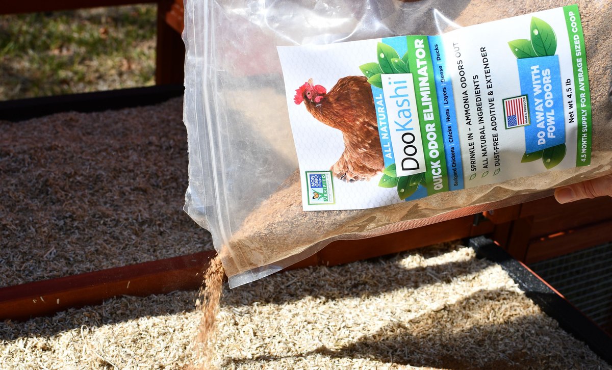 DOOKASHI Chicken Coop Bedding Odor Deodorizer, 4.5lb bag