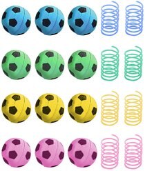 SunGrow Variety Pack Cat Soccer Toy, 12 count slide 2 of 3