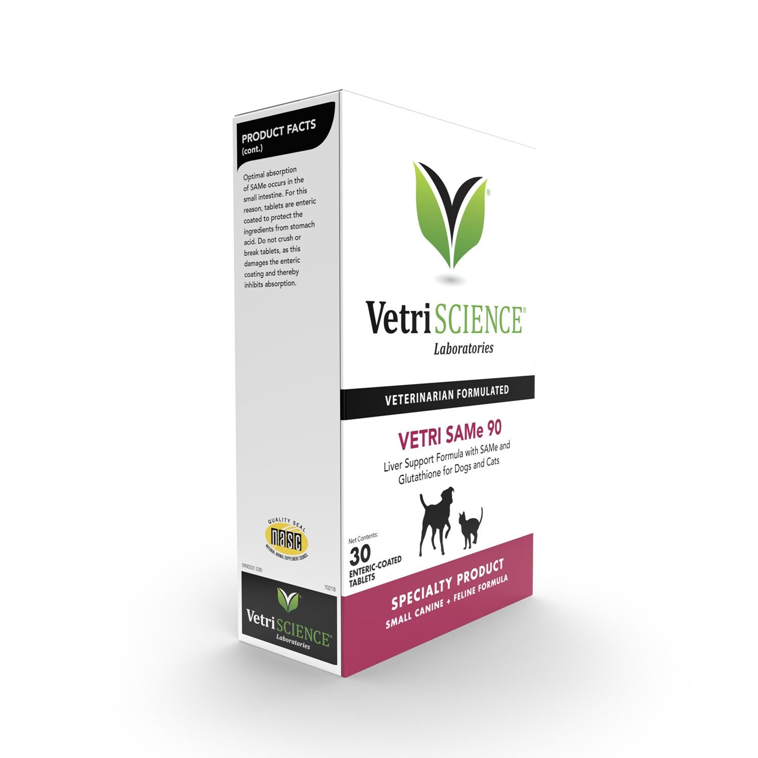 VETRISCIENCE VETRI SAMe 90 Tablets Liver Supplement for Cats & Dogs