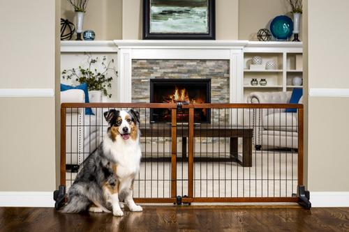 Show full view: Carlson Pet Products Design Studio Freestanding Extra Wide Dog Gate, 28-in slide 2 of 6
