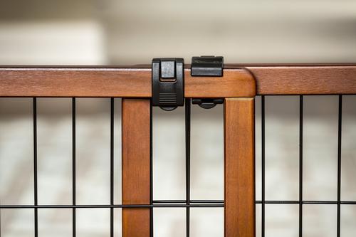 Show full view: Carlson Pet Products Design Studio Freestanding Extra Wide Dog Gate, 28-in slide 4 of 6