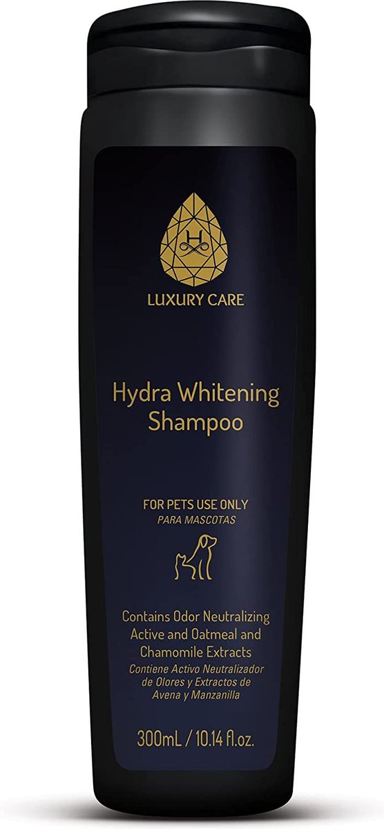 HYDRA LUXURY CARE Whitening Cat & Dog Shampoo, 10.14oz bottle