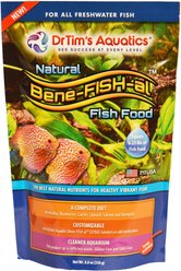 Dr. Tim's Aquatics Bene-FISH-alFreshwater Natural Fish Food, 8.8-oz jar