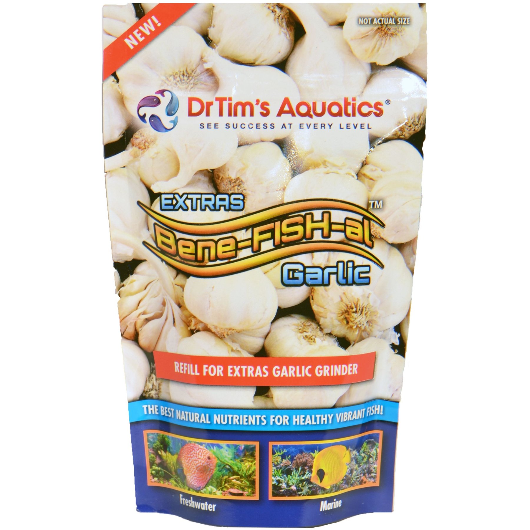 DrTim's Aquatics EXTRAS Bene-FISH-al Garlic Refill for Grinder, 1.54-oz bag