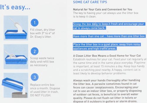 Show full view: Dr. Elsey's Precious Cat Ultra Unscented Clumping Clay Cat Litter, 20-lb box slide 6 of 9