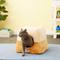 Show in main carousel: Armarkat Cave Shape Covered Cat & Dog Bed, Brown/Beige slide 1 of 11