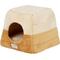 Show in main carousel: Armarkat Cave Shape Covered Cat & Dog Bed, Brown/Beige slide 3 of 11