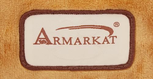 Show full view: Armarkat Cave Shape Covered Cat & Dog Bed, Brown/Beige slide 8 of 11