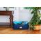Show in main carousel: Armarkat Bolster Cat & Dog Bed with Removable Cover, Navy Blue/Sky Blue slide 3 of 10