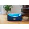 Show in main carousel: Armarkat Bolster Cat & Dog Bed with Removable Cover, Navy Blue/Sky Blue slide 4 of 10