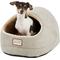 Show in main carousel: Armarkat Cave Shape Covered Cat & Dog Bed, Sage Green/Beige slide 6 of 12