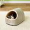 Show in main carousel: Armarkat Cave Shape Covered Cat & Dog Bed, Sage Green/Beige slide 9 of 12