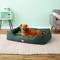 Show in main carousel: Armarkat Bolster Cat & Dog Bed, Laurel Green, X-Large slide 1 of 11