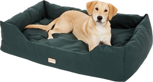 Show full view: Armarkat Bolster Cat & Dog Bed, Laurel Green, X-Large slide 4 of 11