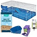 Small Pet Starter Kit - Midwest Guinea Pig Cage, Frisco Bedding, Ware Feeder, Lixit Water Bottle, Frisco Litter Box