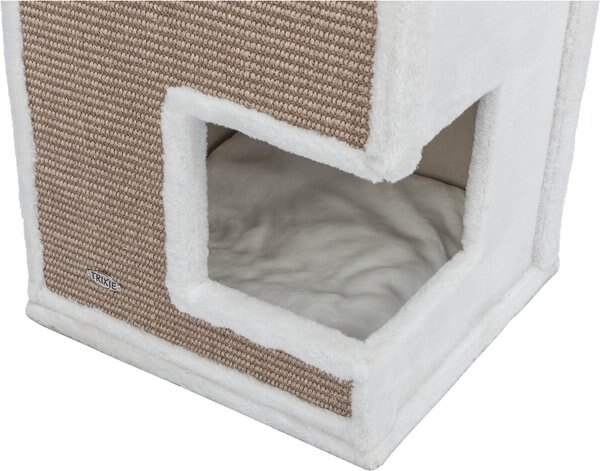 TRIXIE Gerardo Tower Cat Tree, Brown/White