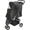 TRIXIE Foldable Cat & Dog Stroller, Black