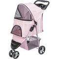 TRIXIE Foldable Cat & Dog Stroller, Pink