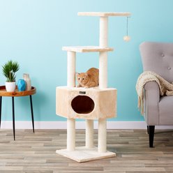 Armarkat 52-inch Cat Tree, Beige, 52-in slide 2 of 6