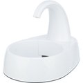 TRIXIE Curved Stream Cat & Dog Water Fountain, White, 84.5-oz
