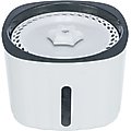 TRIXIE Flower Cat & Dog Water Fountain, White/Gray, 68-oz