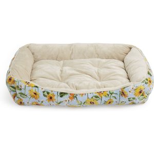 Vera Bradley Cat & Dog Bed, Sunflower Sky, Large