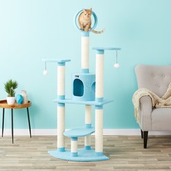 Armarkat 66-in Faux Fleece Cat Tree & Condo