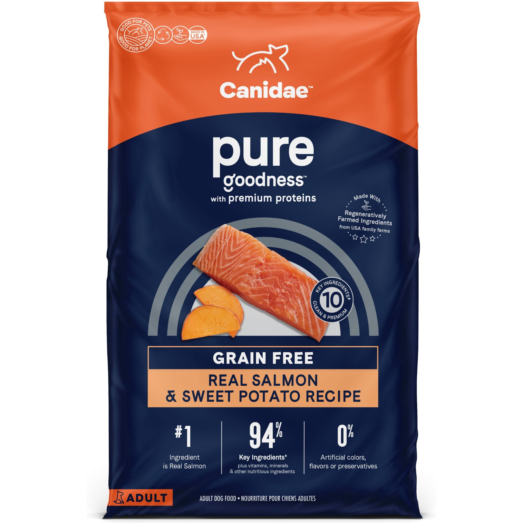 CANIDAE Grain Free PURE Limited Ingredient Salmon Sweet