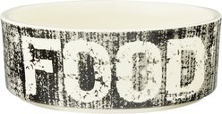 PetRageous Designs Vintage Food Ceramic Dog & Cat Bowl, 2-cup