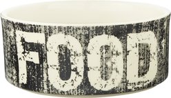 PetRageous Designs Vintage Food Ceramic Dog & Cat Bowl, 3.5-cup