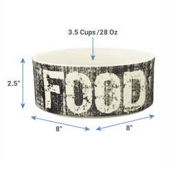 PetRageous Designs Vintage Food Ceramic Dog & Cat Bowl, 3.5-cup slide 2 of 5