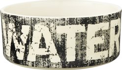 PetRageous Designs Vintage Water Ceramic Dog & Cat Bowl, 3.5-cup
