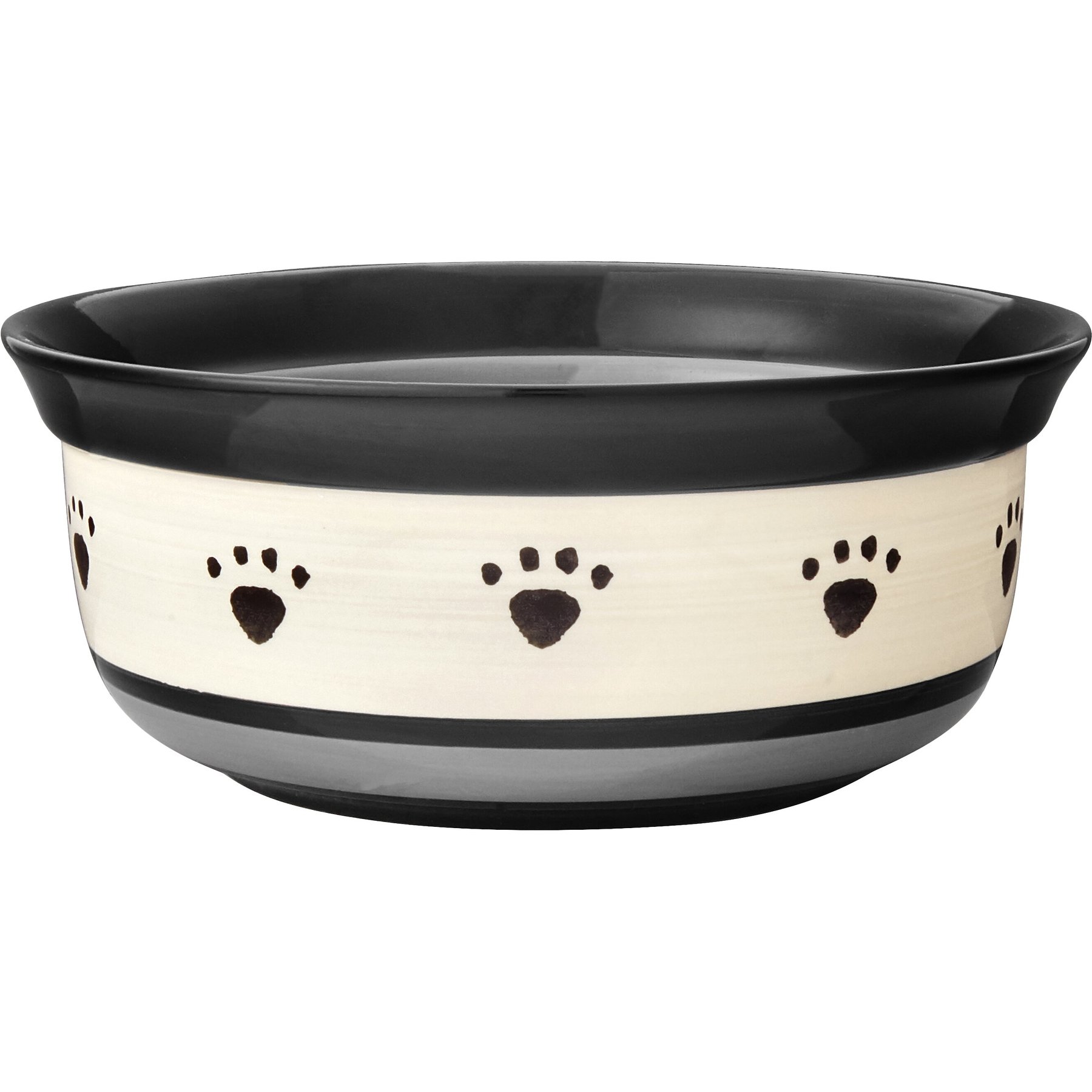 Waggo Uplift Black Dog Bowls, 2 Cups