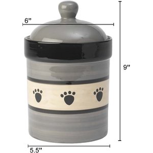 PetRageous Designs Metro Pet Treat Jar, Treat Jar, 9-in tall