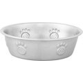 PetRageous Designs Cayman Classic Non-Skid Stainless Steel Dog & Cat Bowl, 1-cup